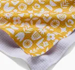 Tea Towel | Microfiber | Scandi Spring Yellow