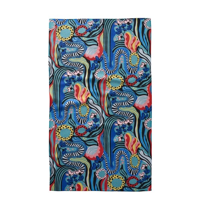 Tea Towel | Microfiber |  Abstract Dreams Florals