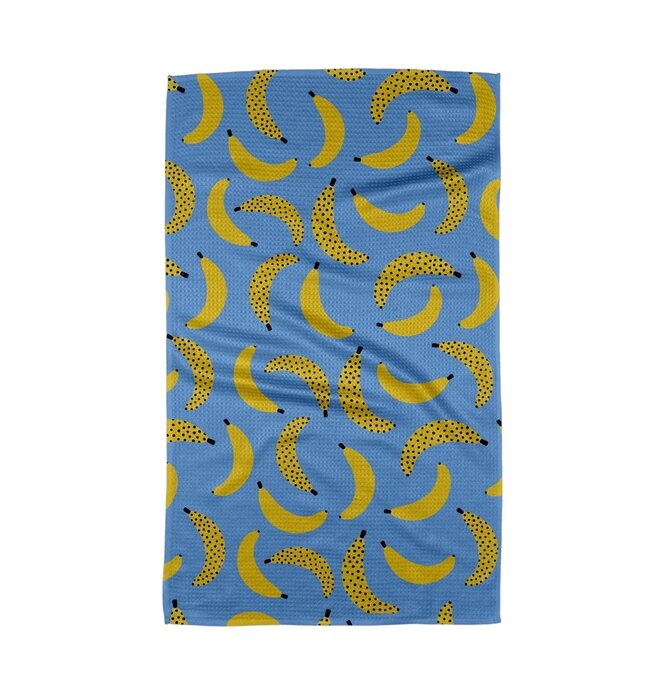 Tea Towel | Microfiber | Blue Bananas