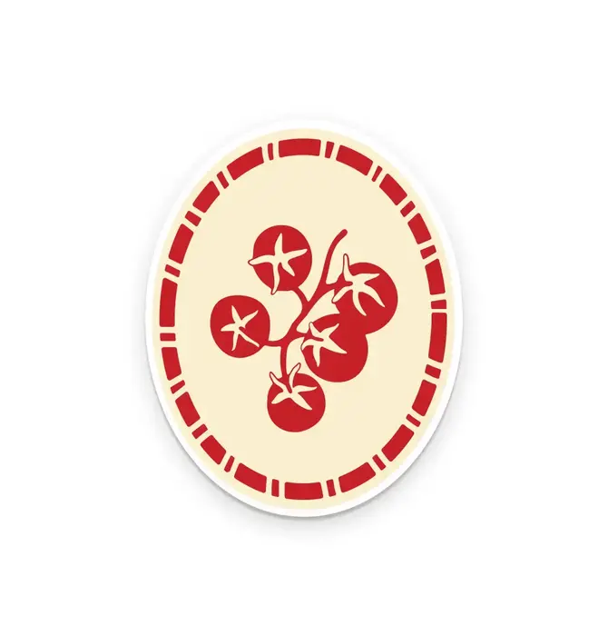 Sticker | Vinyl | Framed Tomato