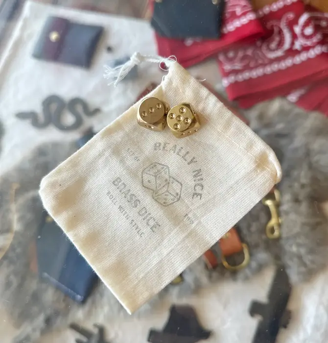 Dice Set | Brass | Really Nice