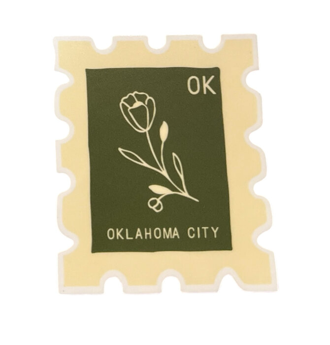 Sticker | Vinyl | Stamp | Oklahoma City OK