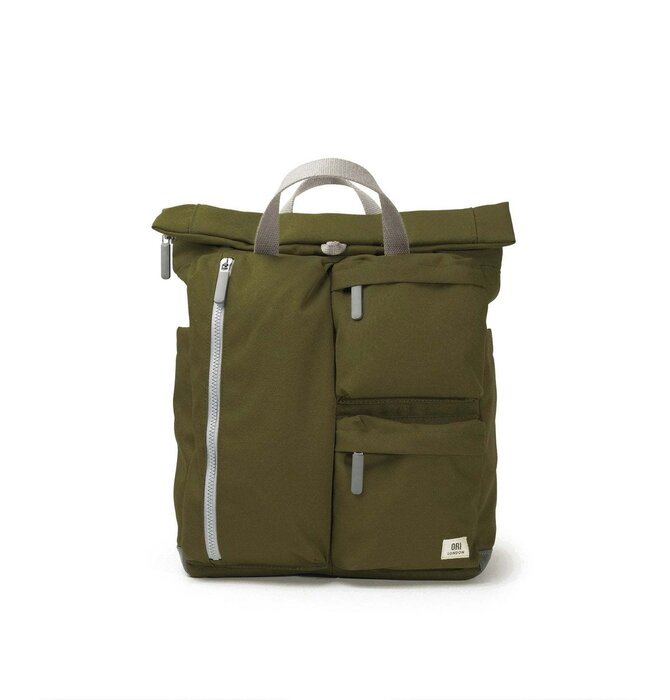 Backpack Roll-Top | Richmond | Canvas | Medium | Moss Green