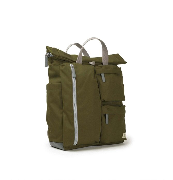 Backpack Roll-Top | Richmond | Canvas | Medium | Moss Green