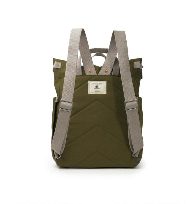 Backpack Roll-Top | Richmond | Canvas | Medium | Moss Green