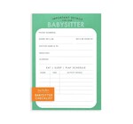 Notepad | Babysitter Checklist
