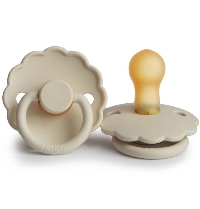 Pacifier | Brown Rubber Tip | Assorted Colors