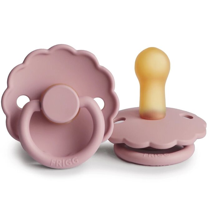 Pacifier | Brown Rubber Tip | Assorted Colors