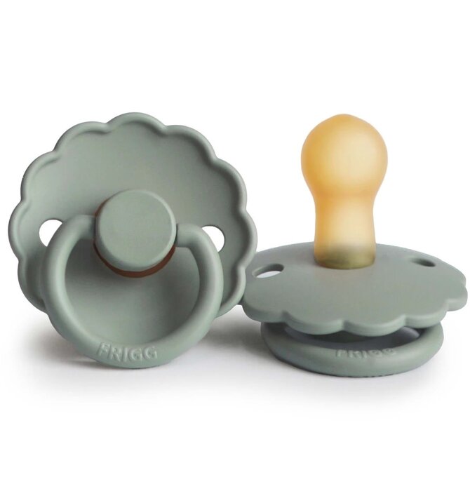 Pacifier | Brown Rubber Tip | Assorted Colors