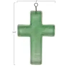 Decor | Cross | Recycled Glass | Green