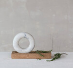 Moral & Pestle Set | Mango Wood | Marble Ring-Shaped