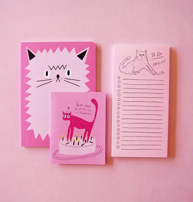 Notebook | Blob Cat (Pink)