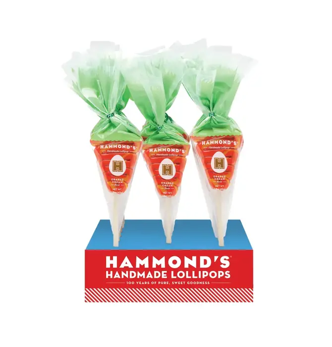 Candy | Lollipop | Carrot | Orange Cream