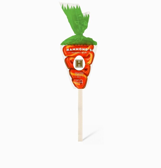 Candy | Lollipop | Carrot | Orange Cream