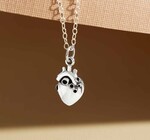 Necklace | Round Anatomical Heart | Bronze Gold Fill