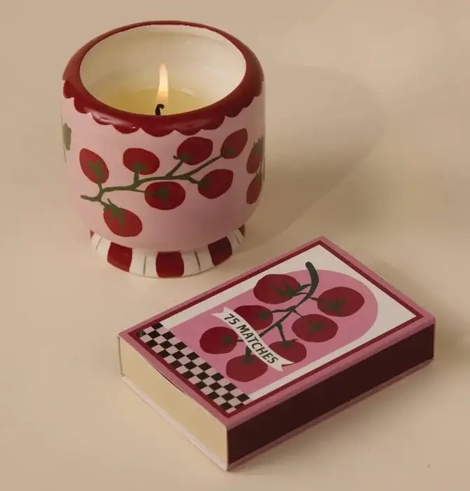 Candle | "A Dopo" Ceramic | Tomato Vine