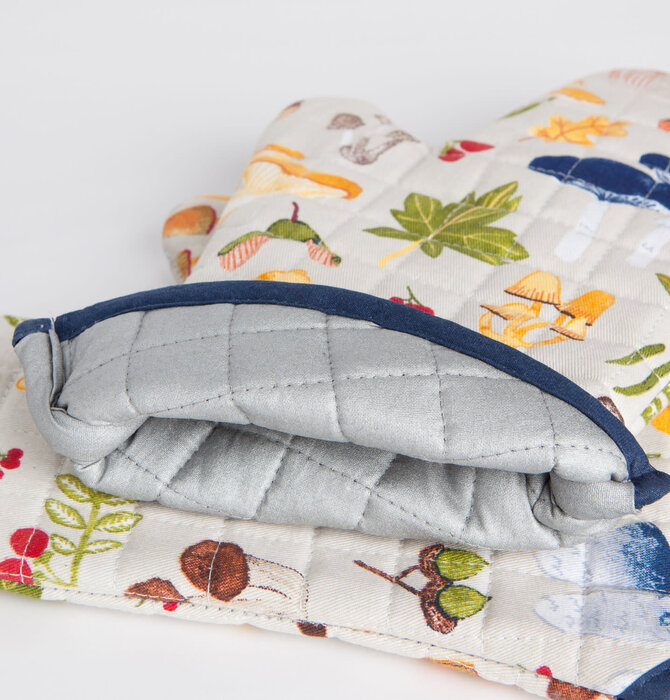 Oven Mitt | Field Mushrooms