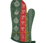 Oven Mitt | Jacquard | "Festive Fir" Ornaments
