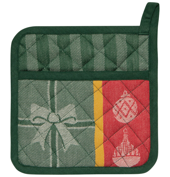 Potholder | Jacquard | "Festive Fir" Ornaments