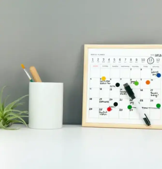 Calendar | Dry Erase | Mini Whiteboard