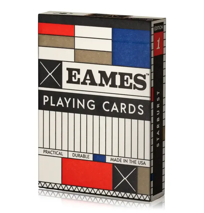 Playing Cards | Eames Starburst | Red Ed.