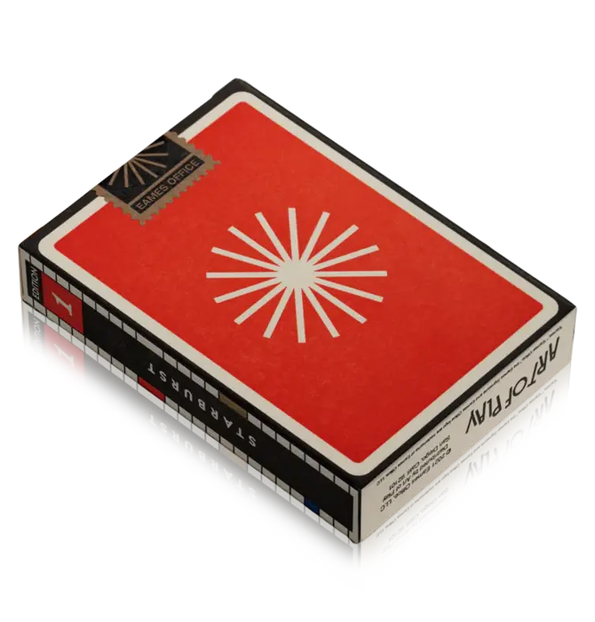 Playing Cards | Eames Starburst | Red Ed.