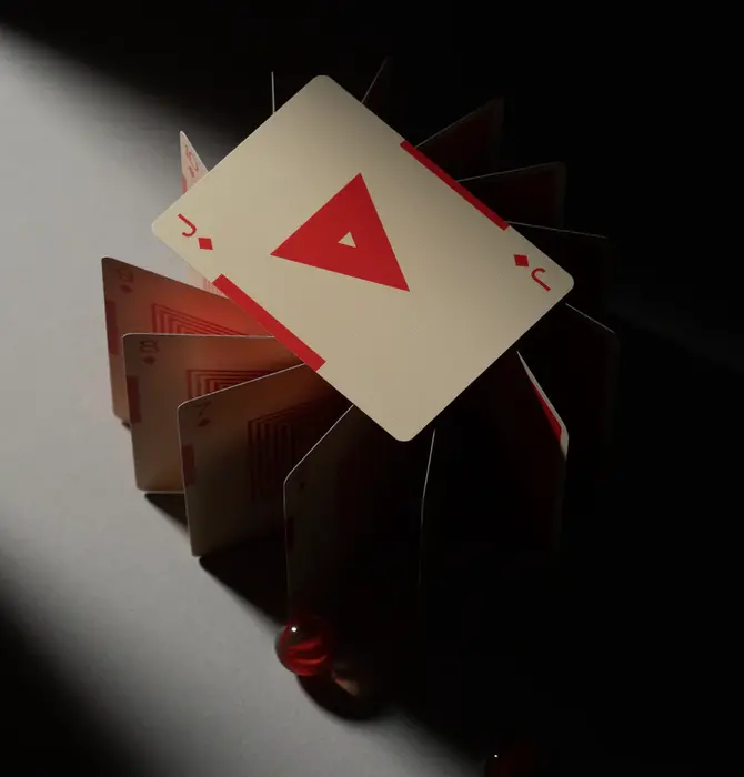 Playing Cards | Eames Starburst | Red Ed.