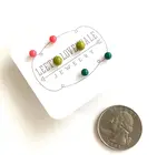 Stud Earrings | Tiny Lucite Set