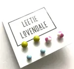 Stud Earrings | Tiny Lucite Set