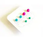 Stud Earrings | Tiny Lucite Set