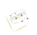 Stud Earrings | Tiny Lucite Set