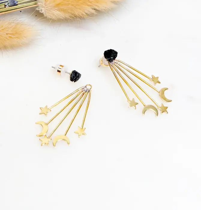 Earrings | Jacket | Galaxy Tourmaline