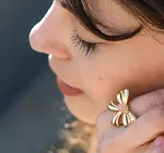 Ring | 18KGP | Bow Knot | Aventurine