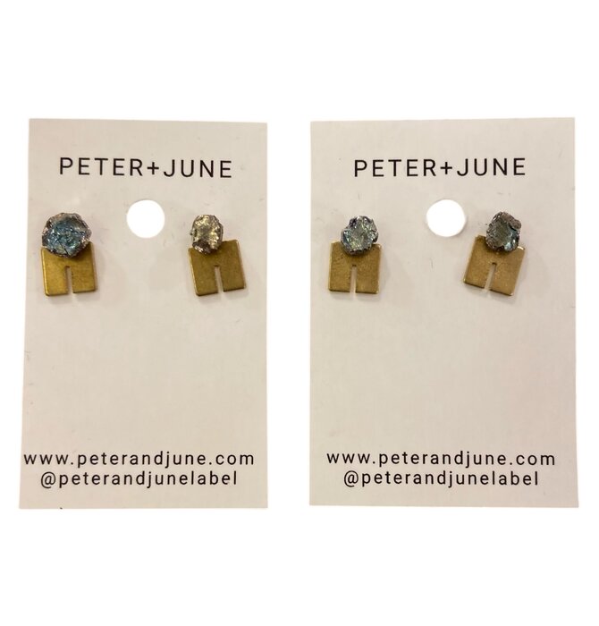 Earring Jackets | "Arch" | Bismuth