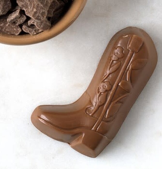 Candy | Bedré Cowboy Boot | Milk Chocolate