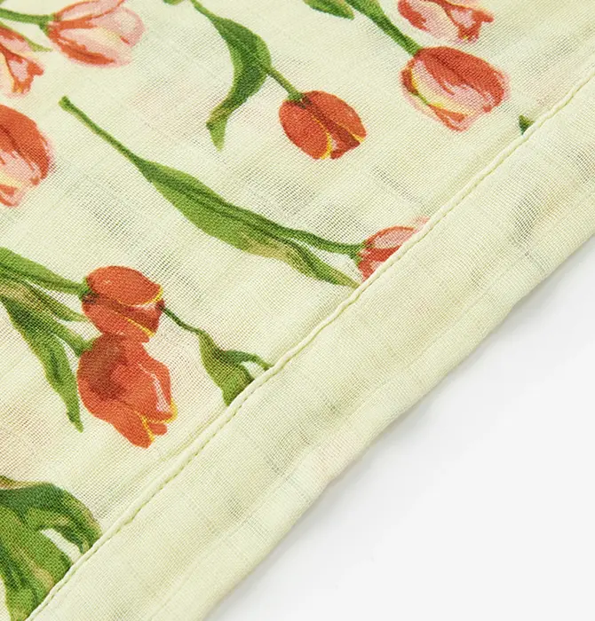 Blanket | Mini Lovey | Bamboo Muslin | Tulip