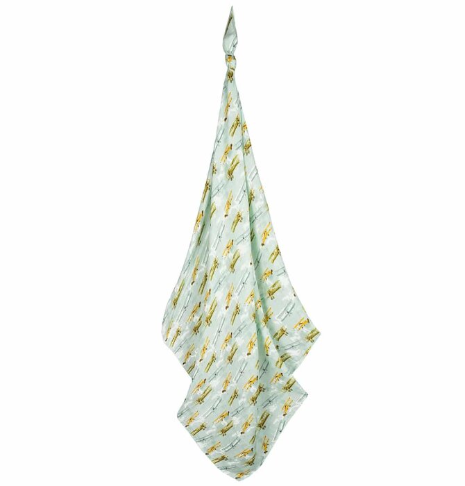 Blanket | Swaddle | Organic Cotton | Planes Vintage