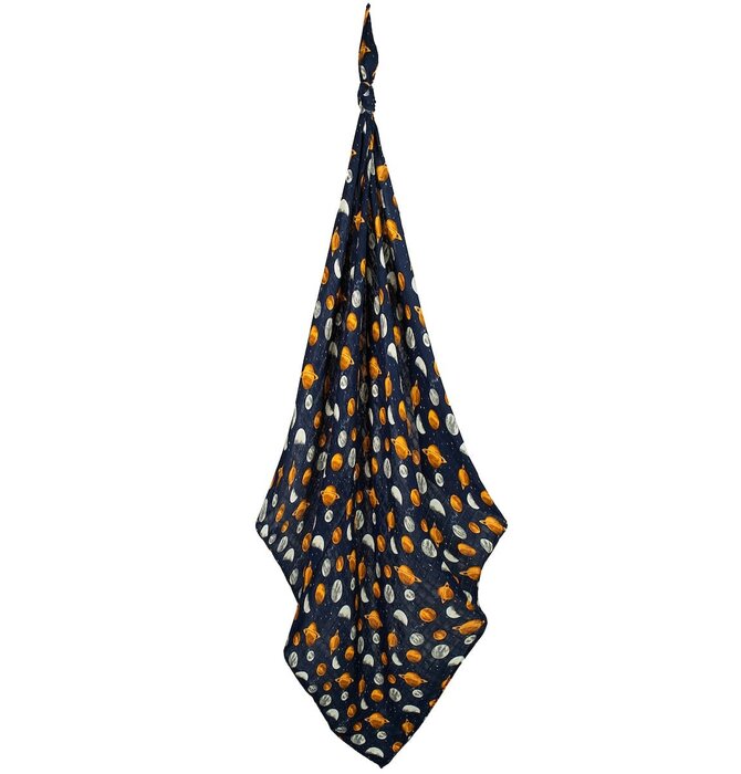 Blanket | Swaddle | Bamboo Muslin | Planets