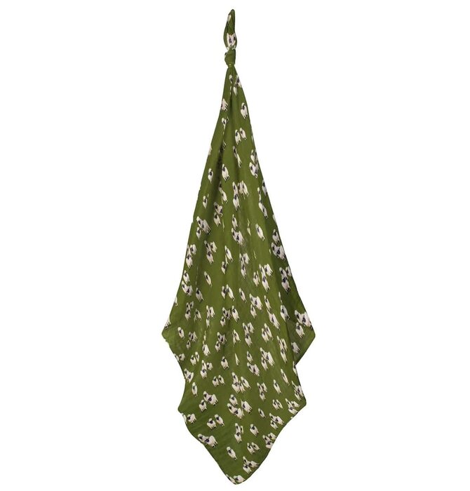 Blanket | Swaddle | Bamboo Muslin | Valais Sheep