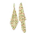 Burp Cloths | Bamboo Muslin | Two-Piece | Tulip