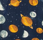 Burp Cloths | Bamboo Muslin | Two-Piece | Planets