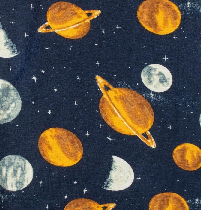 Burp Cloths | Bamboo Muslin | Two-Piece | Planets