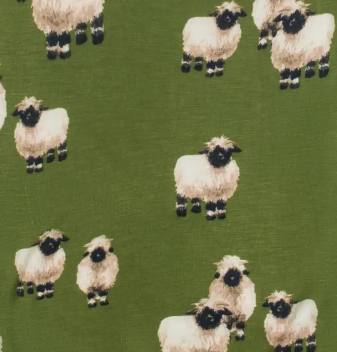 Blanket | Swaddle | Bamboo Muslin | Valais Sheep