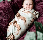 Blanket | Swaddle | Bamboo Muslin | Valais Sheep