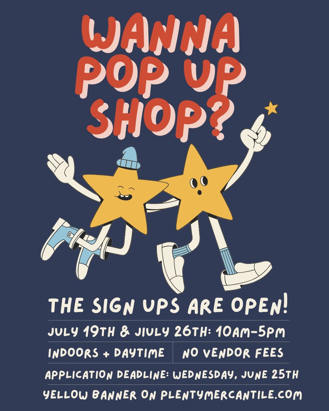 Pop Ups at Plenty