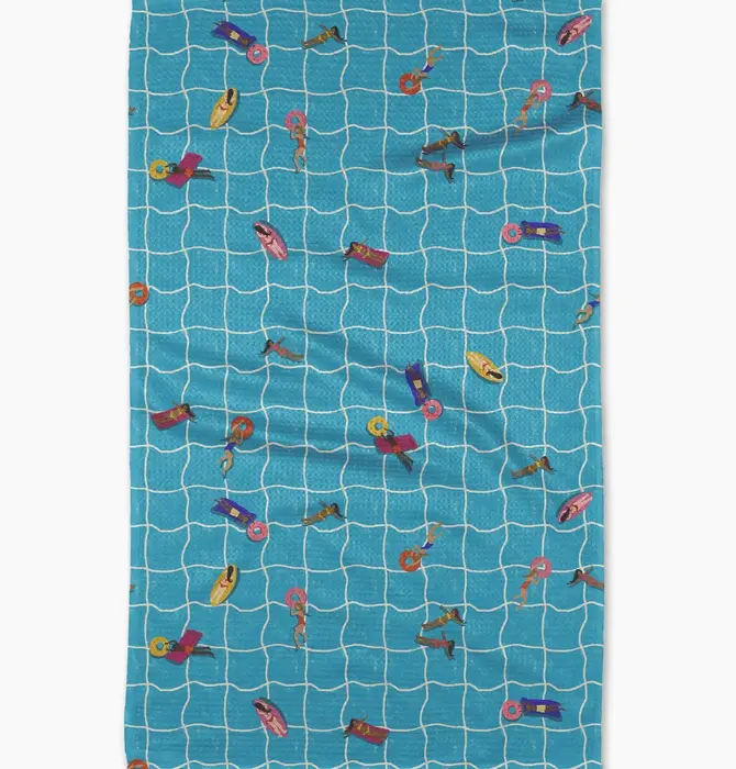 Tea Towel | Microfiber | At the Pool