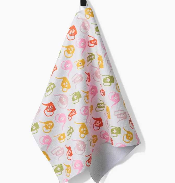 Tea Towel | Microfiber | Retro Watering Cans