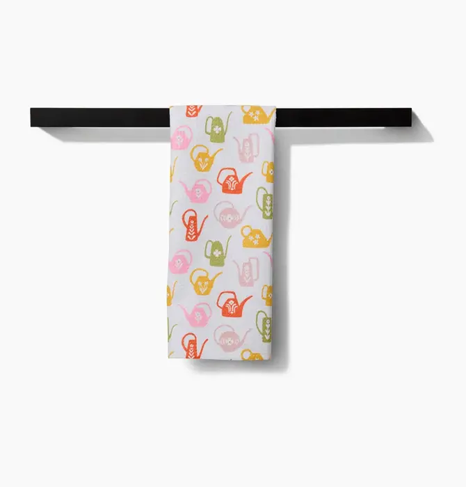 Tea Towel | Microfiber | Retro Watering Cans