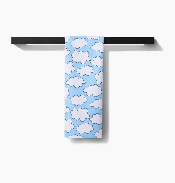 Tea Towel | Microfiber | Silver Linings Clouds