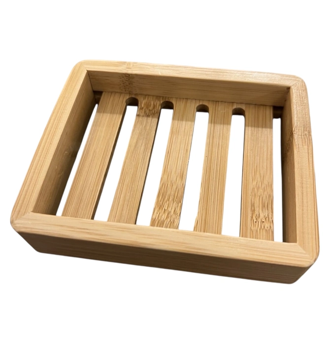 Soap Dish | Natural Bamboo | Large Shelf